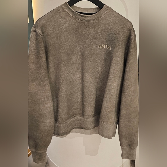 Amiri Sweatshirt Grey Crew Kneck - Picture 3 of 3